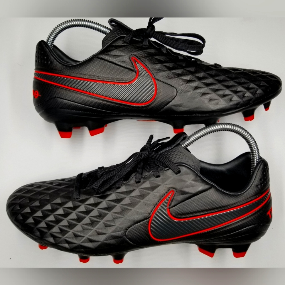 Nike Tiempo Legend 8 Pro Soccer Cleats Sz 7 Men Black/Red New